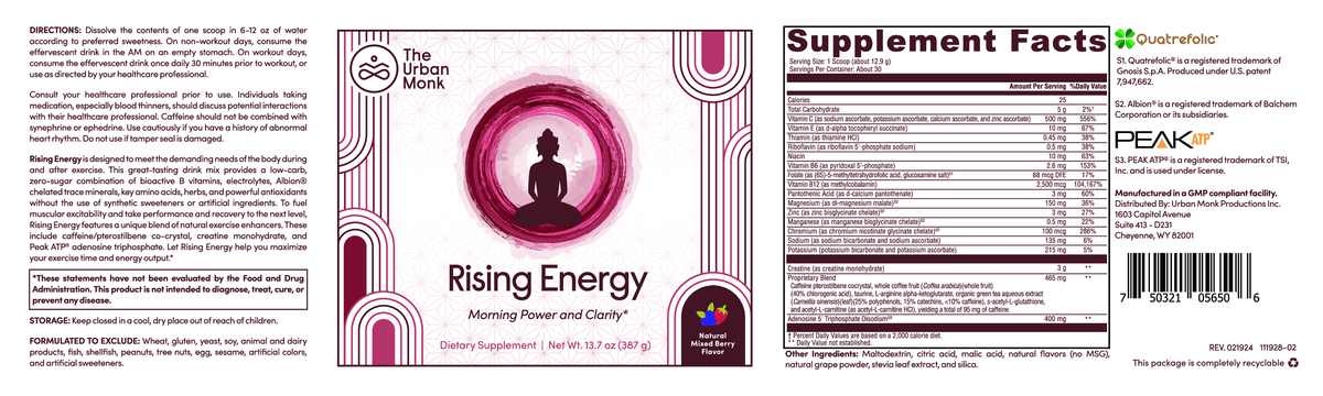 Rising Energy (mixed berry)
