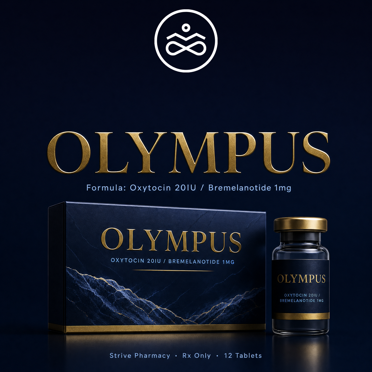 Olympus sublingual tablet for men — Bremelanotide (PT-141) and Oxytocin compounded formula by The Urban Monk
